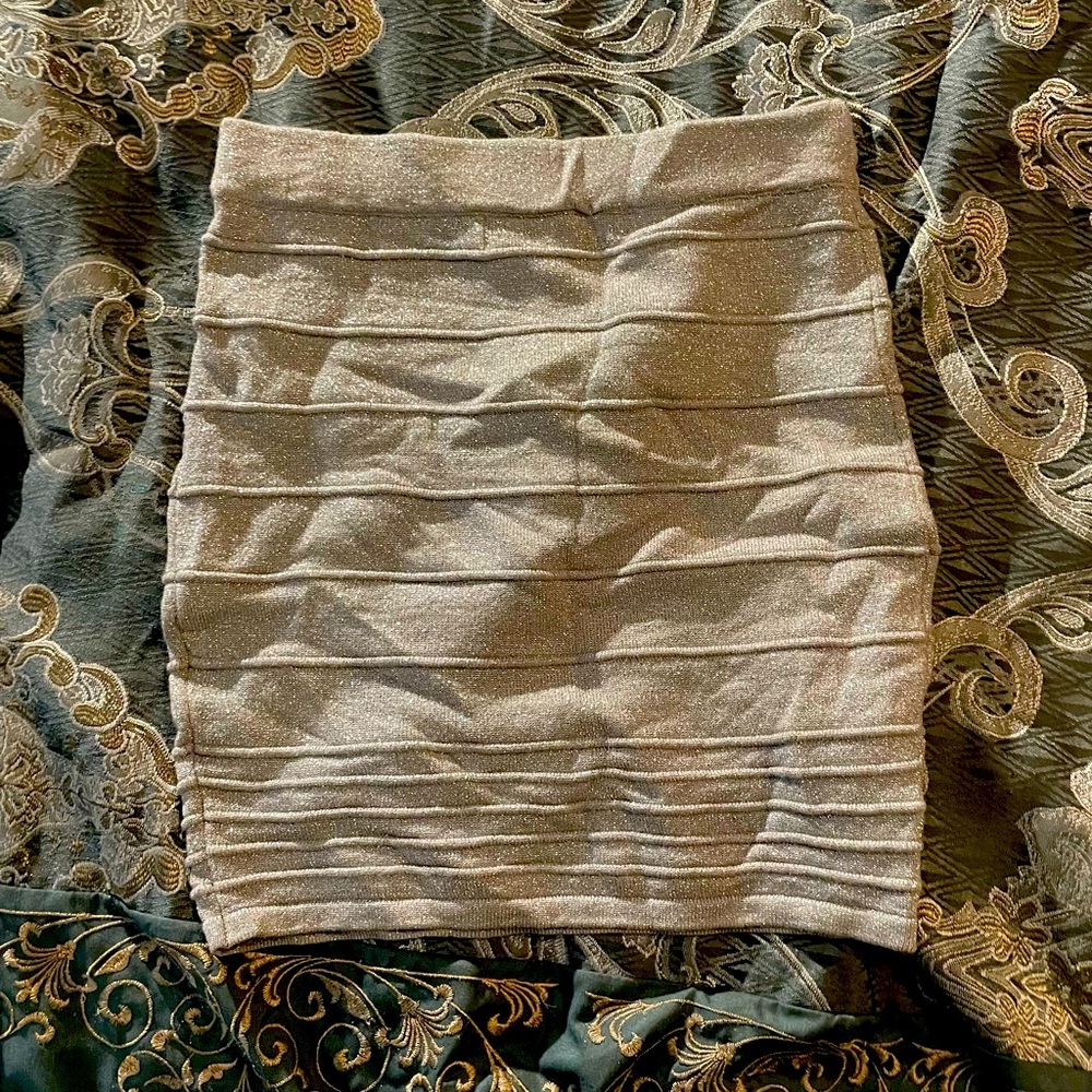 Mini skirt or tube top you choose.